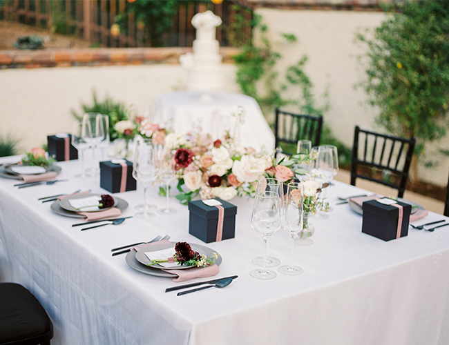 Mauve Modern Romance Wedding Inspiration