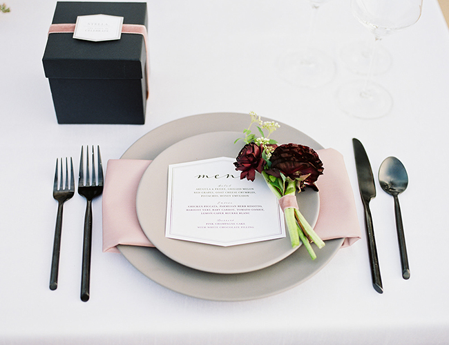 Mauve Modern Romance Wedding Inspiration