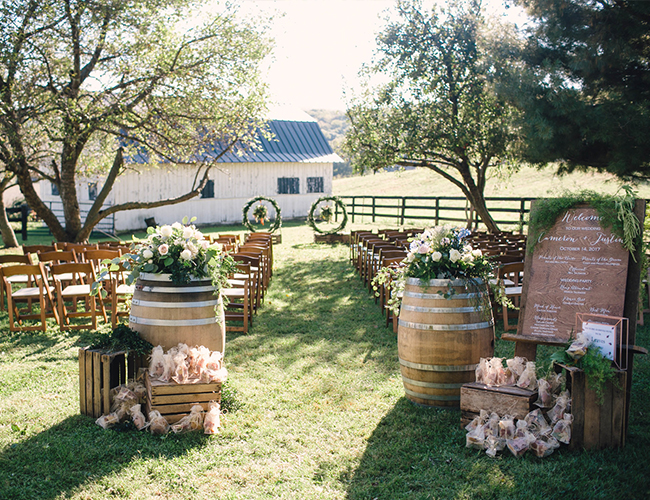 Autumn Wedding on a Virginia Farm