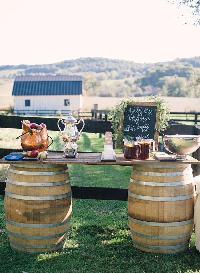 Autumn Wedding on a Virginia Farm