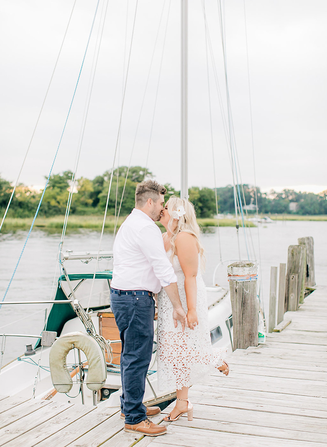 Nautical Engagement on The Water