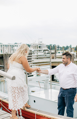 Nautical Engagement on The Water