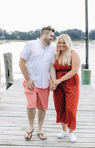 Romantic Nautical Engagement on The Water 