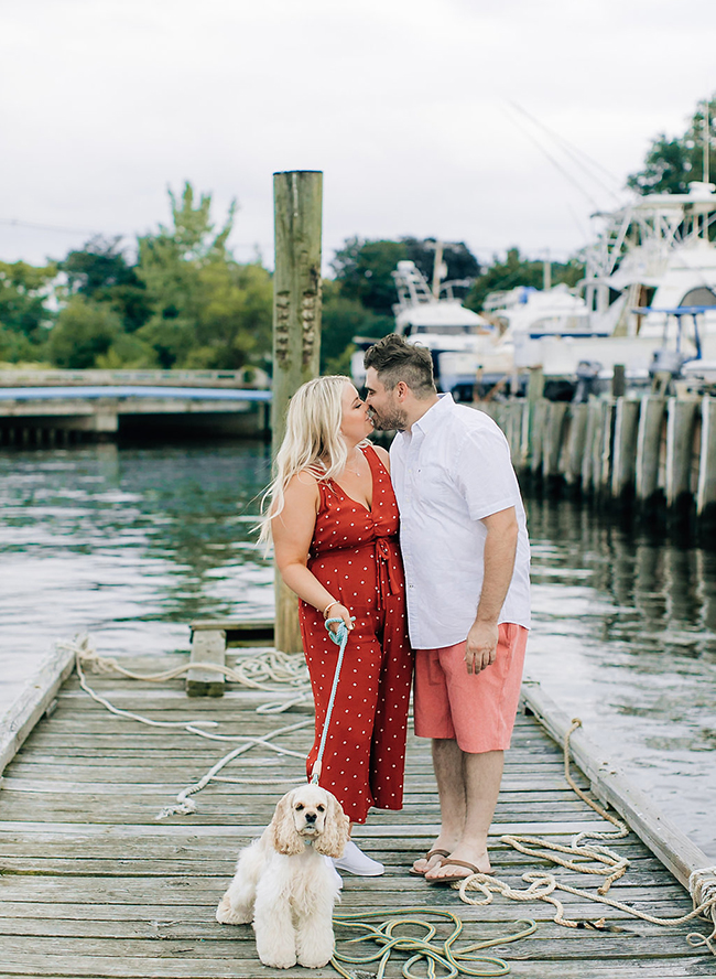 Romantic Nautical Engagement on The Water