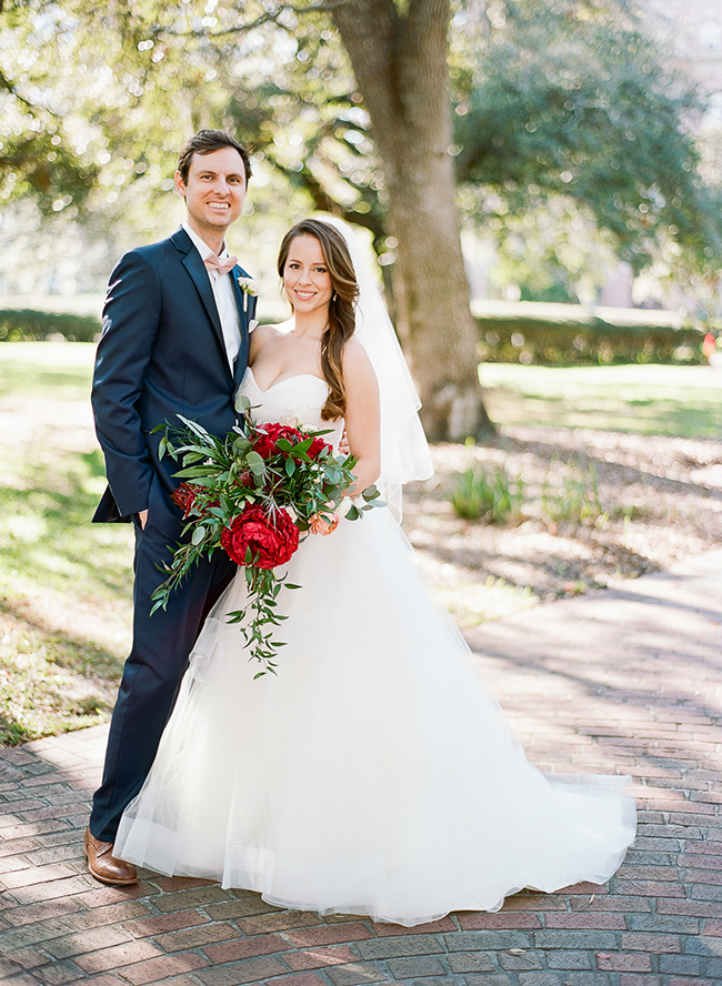 Glam Maroon and Gold Wedding