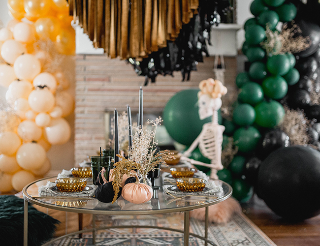 Boho Halloween Party Inspired by Friends