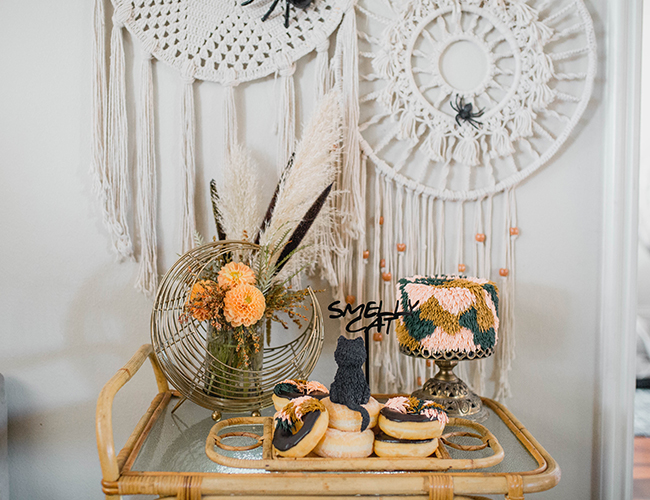 Boho Halloween Party Inspired by Friends