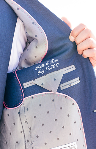 Pink and Navy Wedding in Treasure Island