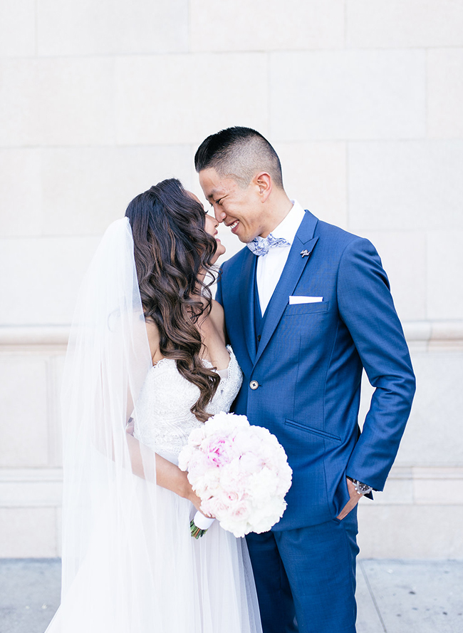 Pink and Navy Wedding in Treasure Island