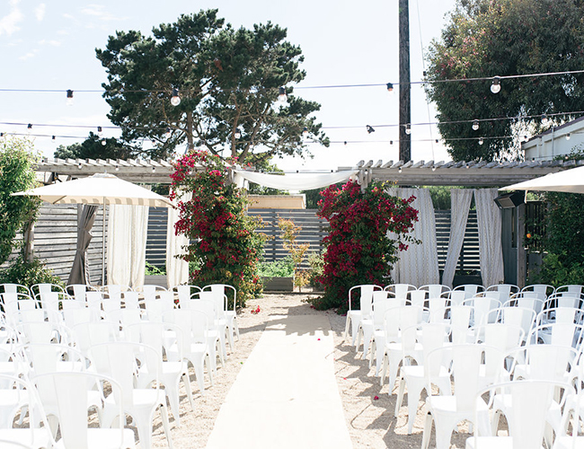 Pink and Navy Wedding in Treasure Island