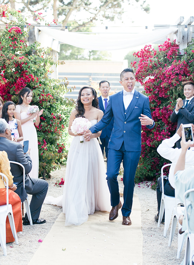 Pink and Navy Wedding in Treasure Island