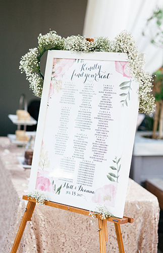 Pink and Navy Wedding in Treasure Island