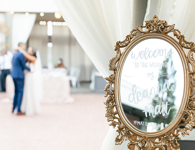 Pink and Navy Wedding in Treasure Island