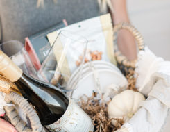 Homemade Hostess Gift Baskets for The Wine Lover