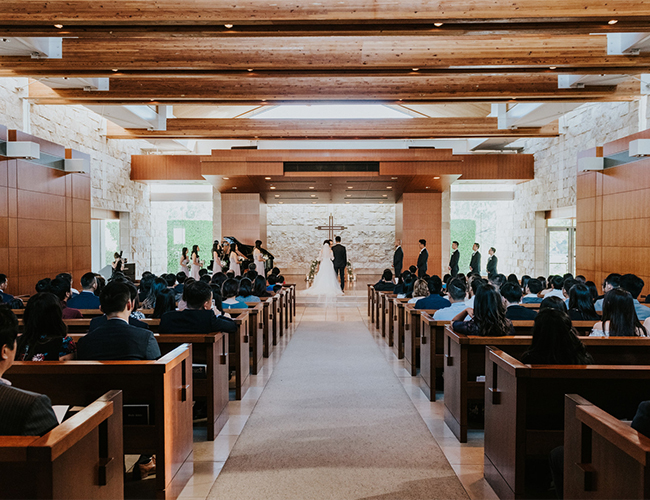 Romantic White Wedding in San Juan Capistrano