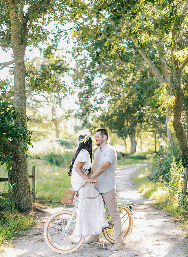 Picnic Engagement Session at A Winery