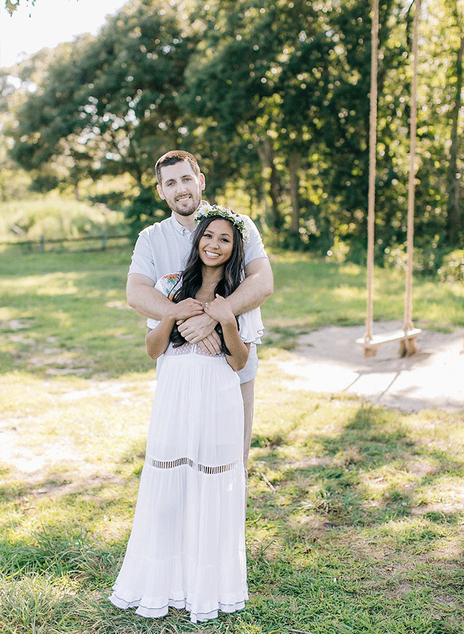 Picnic Engagement Session at A Winery