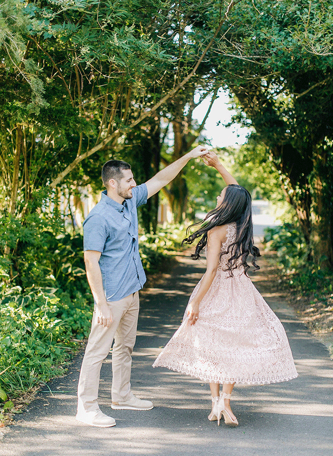 Picnic Engagement Session at A Winery