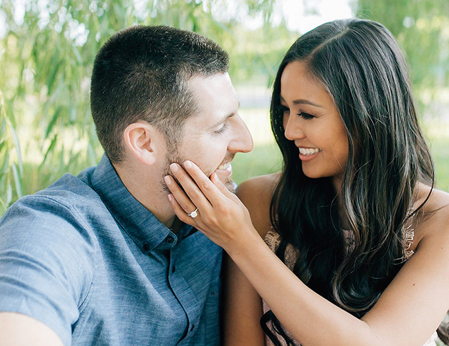 Picnic Engagement Session at A Winery