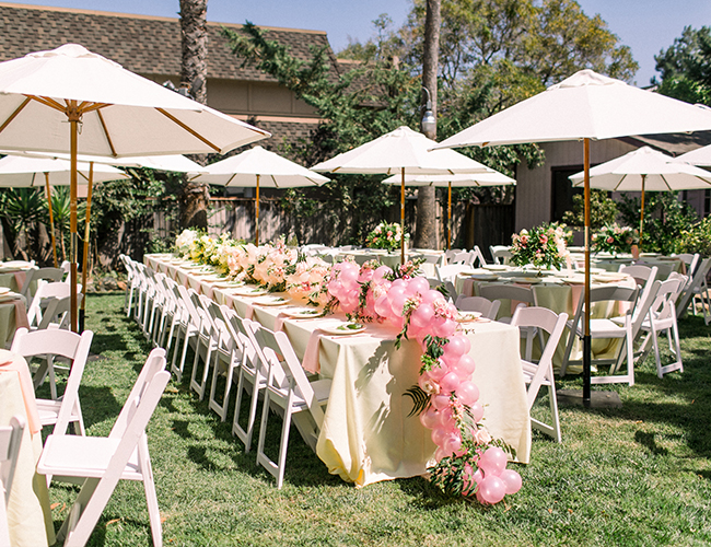 Ombré Sunshine Party for A Baby Baptism