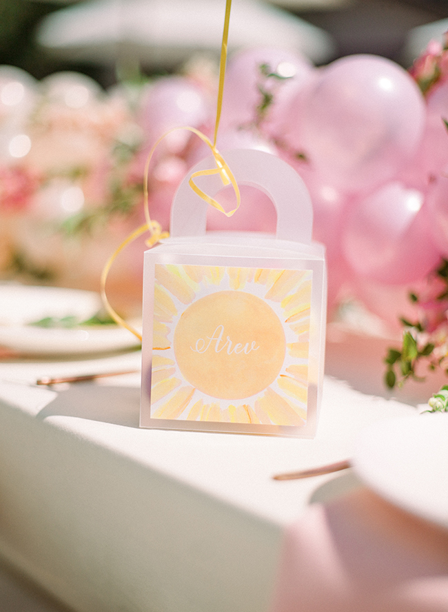 Ombré Sunshine Party for A Baby Baptism