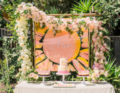 Ombré Sunshine Party for A Baby Baptism