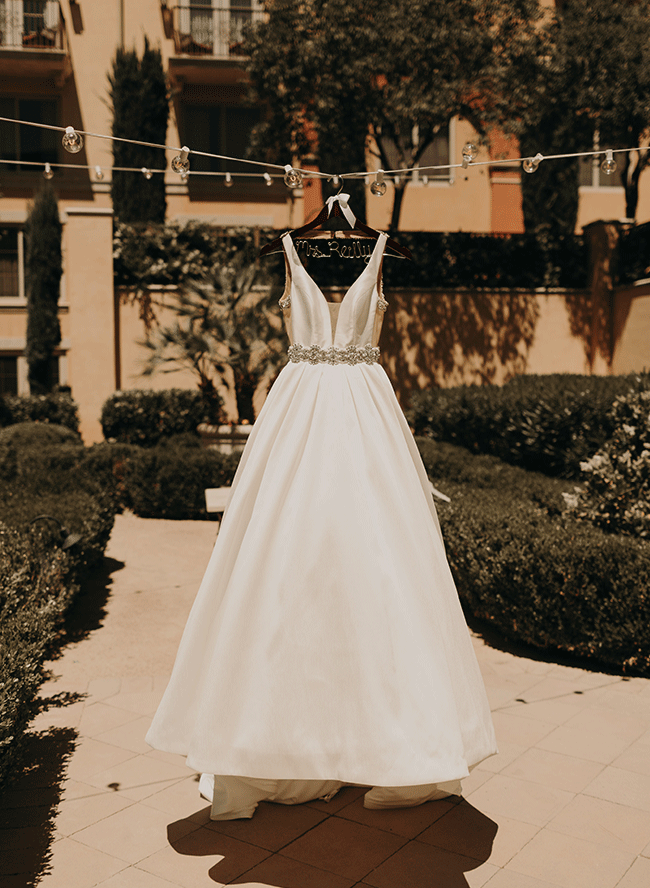 Modern Glam White and Gold Wedding