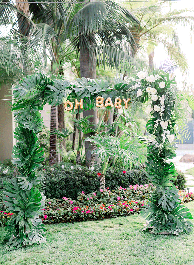 Colorful Tropical Gender Reveal