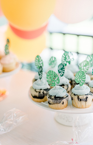 Colorful Tropical Gender Reveal