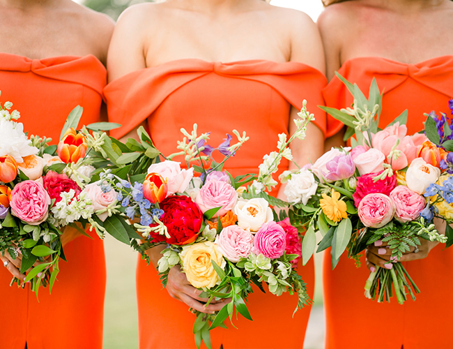 Bright Magenta and Orange Wedding Inspiration 