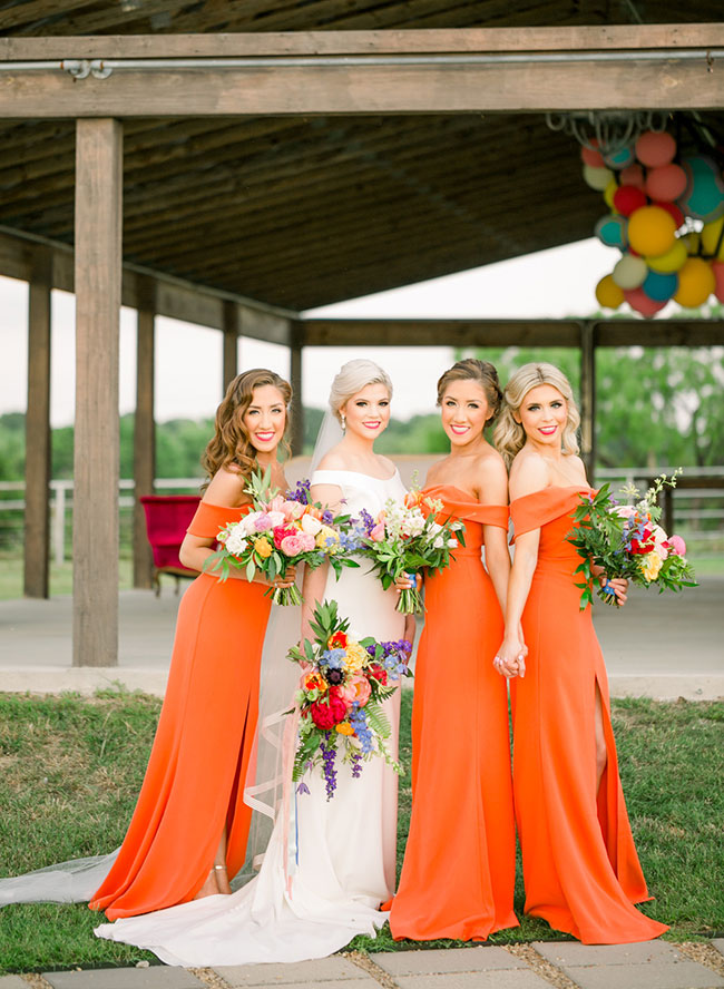 Bright Magenta and Orange Wedding Inspiration 