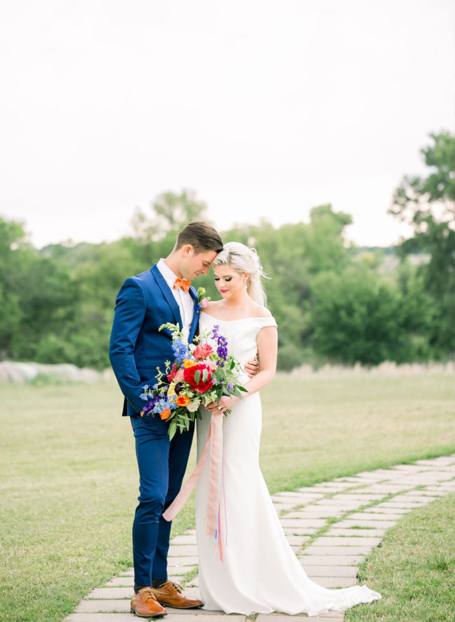 Bright Magenta and Orange Wedding Inspiration 