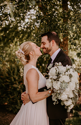 Vintage Blue and Green Wedding in Walkersville, Maryland