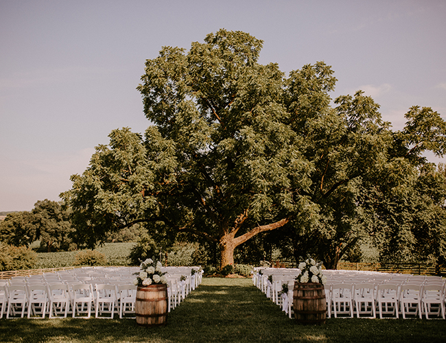 Vintage Blue and Green Wedding in Walkersville, Maryland