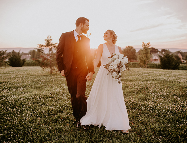 Vintage Blue and Green Wedding in Walkersville, Maryland