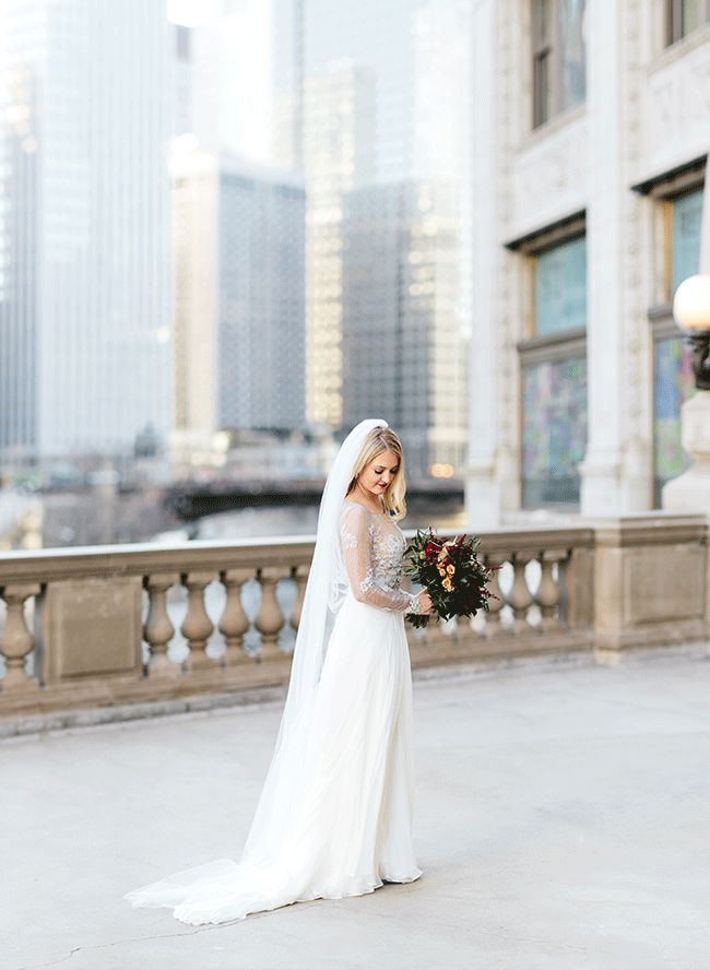 Gold Chicago Wedding at The Rookery