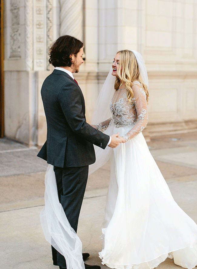 Gold Chicago Wedding at The Rookery