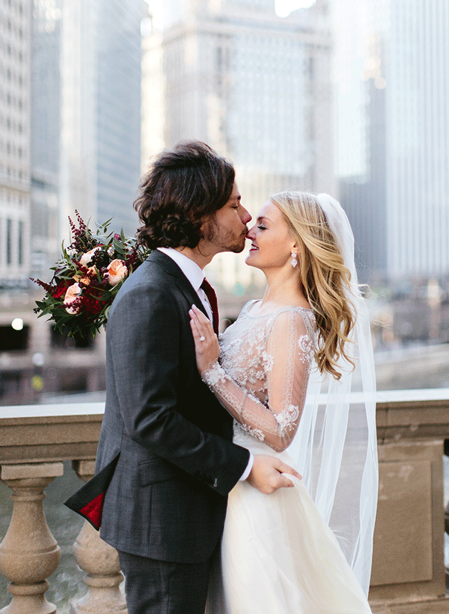 Gold Chicago Wedding at The Rookery