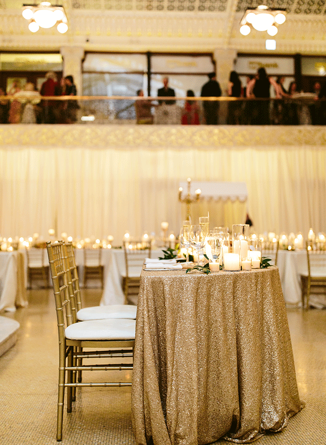 Gold Chicago Wedding at The Rookery