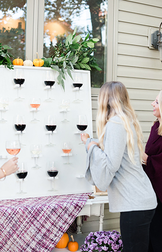 Feminine Friendsgiving Wine Tasting