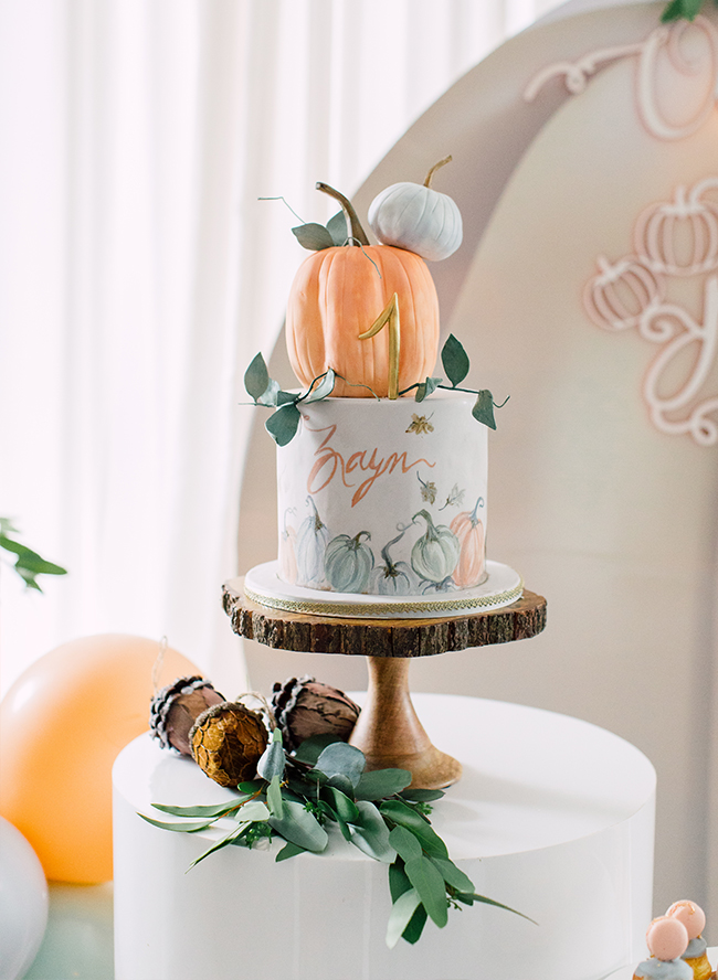 A Pumpkin Patch First Birthday Party