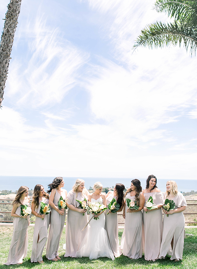 Modern Boho Tropical Wedding in Malibu