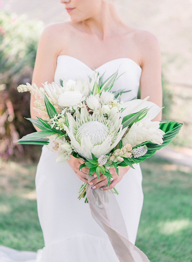 Modern Boho Tropical Wedding in Malibu