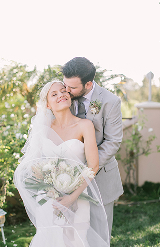 Modern Boho Tropical Wedding in Malibu