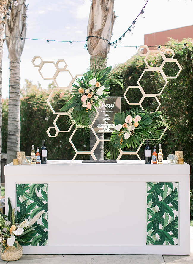 Modern Boho Tropical Wedding in Malibu