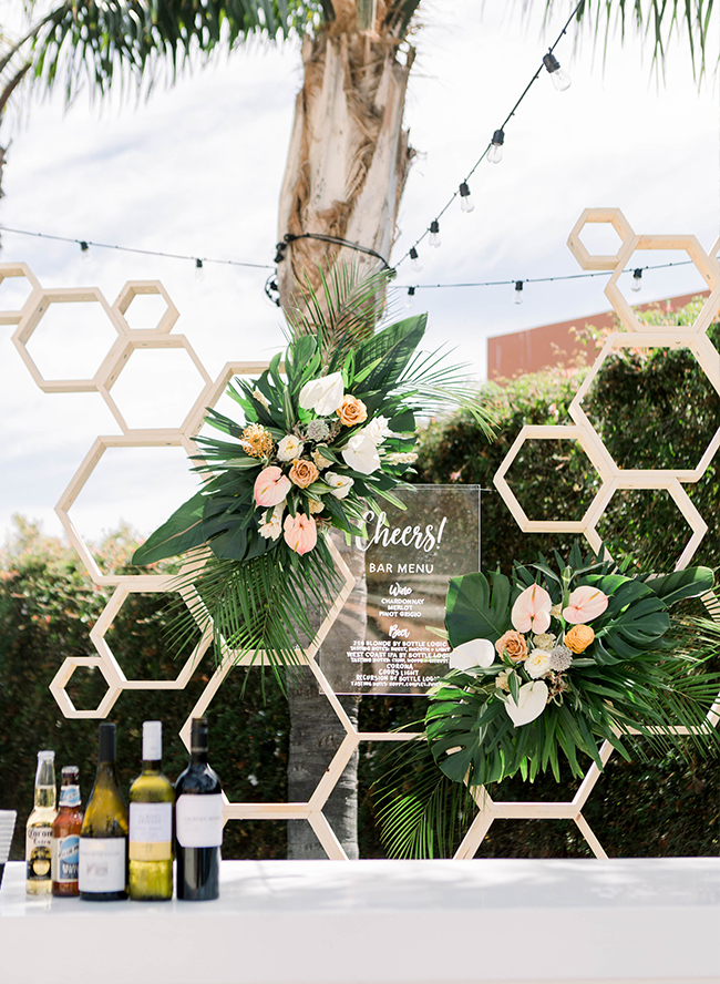 Modern Boho Tropical Wedding in Malibu