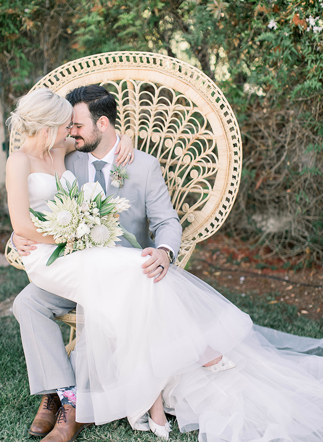 Modern Boho Tropical Wedding in Malibu