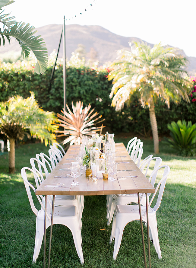 Modern Boho Tropical Wedding in Malibu