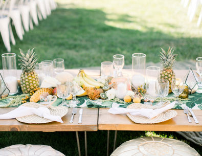 Modern Boho Tropical Wedding in Malibu