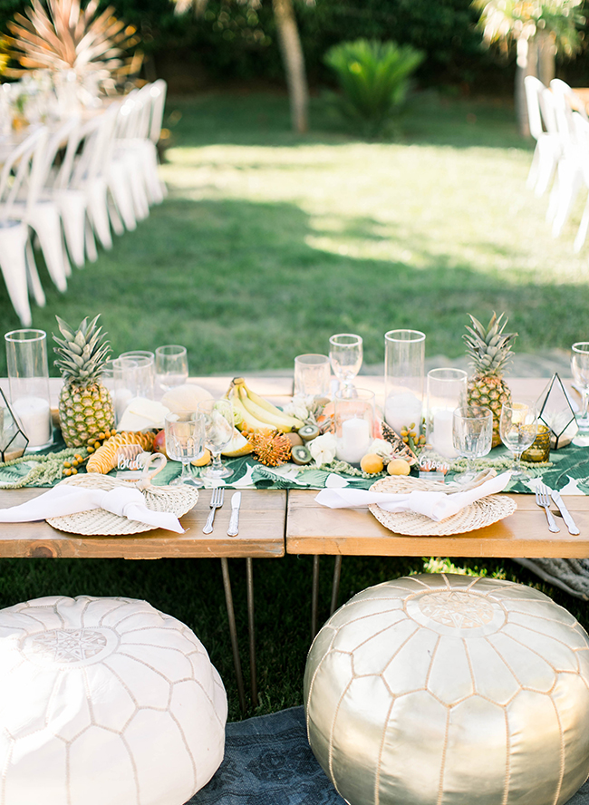 Modern Boho Tropical Wedding in Malibu